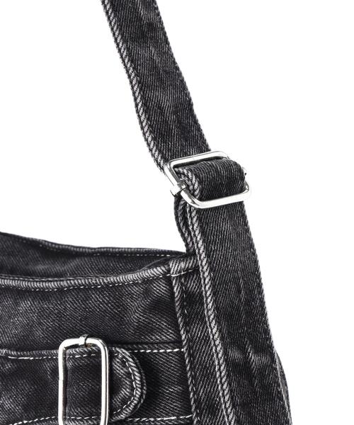 B'2nd(ビーセカンド)の「MAVYTH/メヴィス/W-ZIP DENIM SHOULDER BAG(ショルダーバッグ・レディース・ブラック/その他4・F)」の8枚目の写真