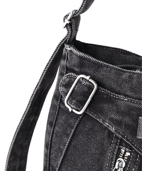 B'2nd(ビーセカンド)の「MAVYTH/メヴィス/W-ZIP DENIM SHOULDER BAG(ショルダーバッグ・レディース・ブラック/その他4・F)」の9枚目の写真