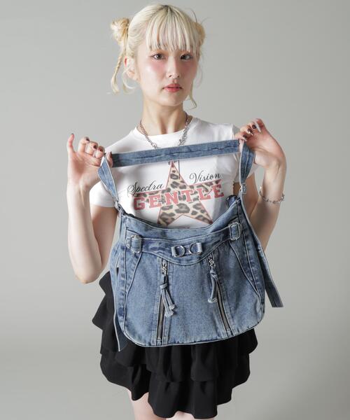 B'2nd(ビーセカンド)の「MAVYTH/メヴィス/W-ZIP DENIM SHOULDER BAG(ショルダーバッグ・レディース・ブラック/その他4・F)」の16枚目の写真
