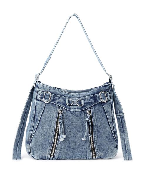 B'2nd(ビーセカンド)の「MAVYTH/メヴィス/W-ZIP DENIM SHOULDER BAG(ショルダーバッグ・レディース・ブラック/その他4・F)」の21枚目の写真