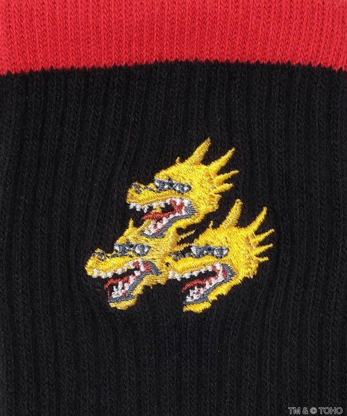 niko and...(ニコアンド)の「【GODZILLA(ゴジラ)】コラボ 2P刺繍ソックス(ソックス/靴下・メンズ・ホワイト・FREE)」の6枚目の写真