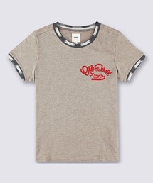 STREET VINTAGE ウィメンズ リンガー Tシャツ / TDC RINGER SS TEE SHIRT 2 Oatm VN000H36OHC1