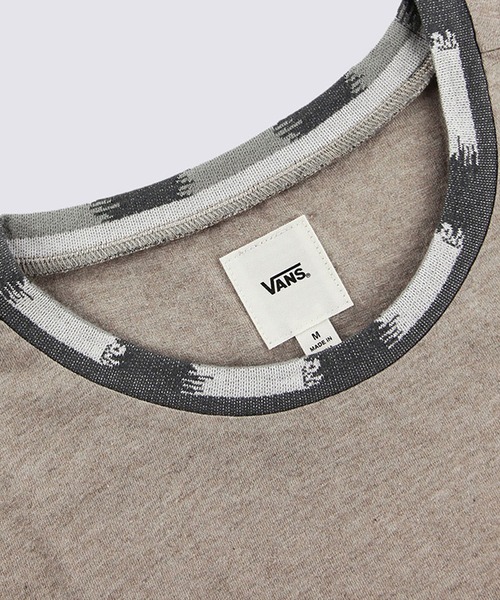 VANS(バンズ)の「STREET VINTAGE ウィメンズ リンガー Tシャツ / TDC RINGER SS TEE SHIRT 2 Oatm VN000H36OHC1(Tシャツ/カットソー・レディース・ライトブラウン・X-SMALL/X-LARGE/SMALL/MEDIUM/LARGE)」の3枚目の写真