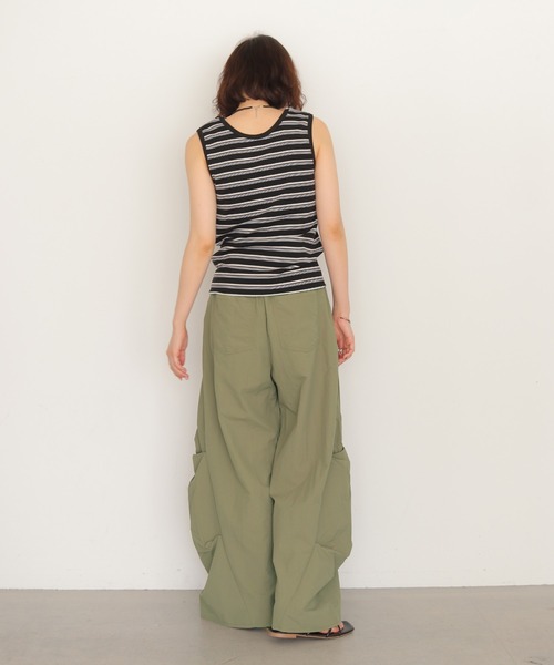 cheriella(シェリエラ)の「【cheriella】サイドタックバレルパンツ SIDE TUCK BARREL PANTS(カーゴパンツ・レディース・ブラウン/ライトカーキ/ブラック・FREE)」の15枚目の写真