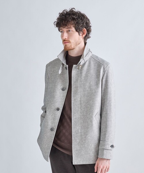 MEN'S BIGI（メンズビギ）の「ハイパワー2wayストレッチスタンドカラーブルゾン［保温］（ブルゾン・メンズ・ネイビー/ベージュ/ブラック・04/03/02/01）」の7枚目の写真