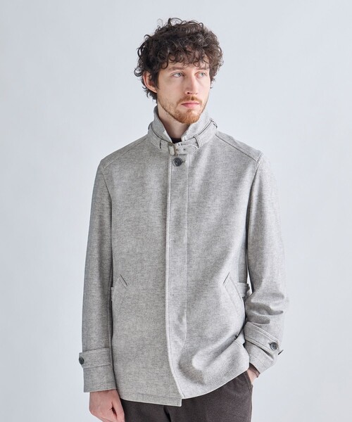 MEN'S BIGI（メンズビギ）の「ハイパワー2wayストレッチスタンドカラーブルゾン［保温］（ブルゾン・メンズ・ネイビー/ベージュ/ブラック・04/03/02/01）」の10枚目の写真