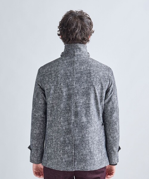 MEN'S BIGI（メンズビギ）の「ハイパワー2wayストレッチスタンドカラーブルゾン［保温］（ブルゾン・メンズ・ネイビー/ベージュ/ブラック・04/03/02/01）」の14枚目の写真