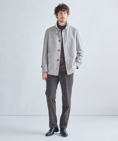 MEN'S BIGI（メンズビギ）の「ハイパワー2wayストレッチスタンドカラーブルゾン［保温］（ブルゾン・メンズ・ネイビー/ベージュ/ブラック・04/03/02/01）」の15枚目の写真