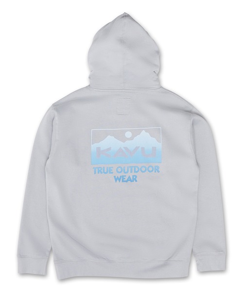 KAVU(カブー)の「KAVU/カブー Fade Away/フェイドアウェイ(パーカー・メンズ・グレー/ブラック/ブルーグリーン・MEDIUM/LARGE)」の10枚目の写真
