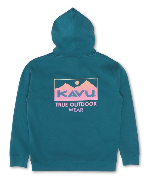 KAVU(カブー)の「KAVU/カブー Fade Away/フェイドアウェイ(パーカー・メンズ・グレー/ブラック/ブルーグリーン・MEDIUM/LARGE)」の16枚目の写真