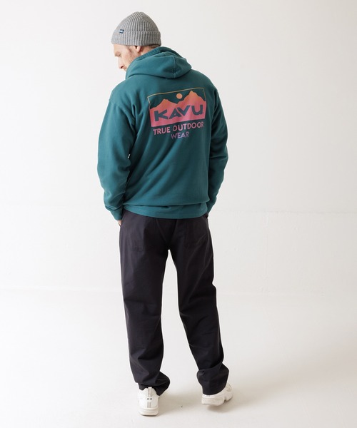 KAVU(カブー)の「KAVU/カブー Fade Away/フェイドアウェイ(パーカー・メンズ・グレー/ブラック/ブルーグリーン・MEDIUM/LARGE)」の20枚目の写真