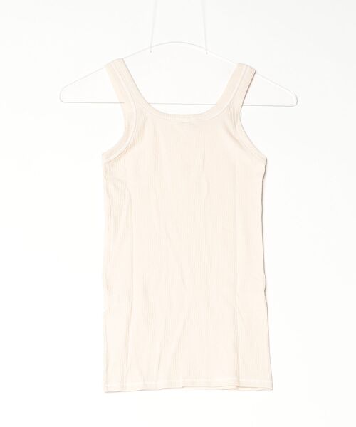 SHIPS（シップス）の「BASERANGE:HEART TANK（タンクトップ・レディース・ナチュラル/グリーン・ONE SIZE）」の3枚目の写真