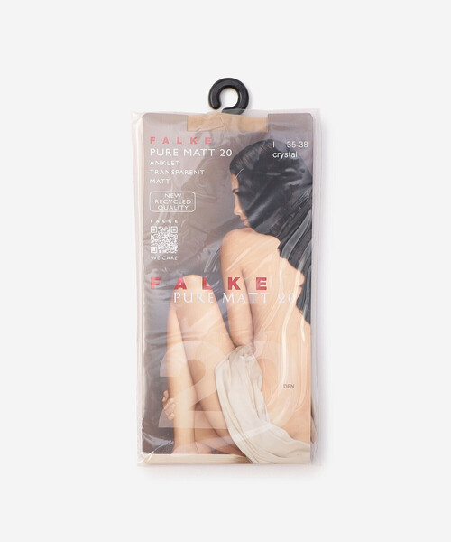 FALKE(ファルケ)の「FALKE | PURE MATT 20 SOCKS WOMEN(タイツ/ストッキング・レディース・ブラック/ベージュ系その他・35/38)」の6枚目の写真