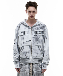 Op. 07 UNIF HOOD ZIP-UP DIRTY WHITE