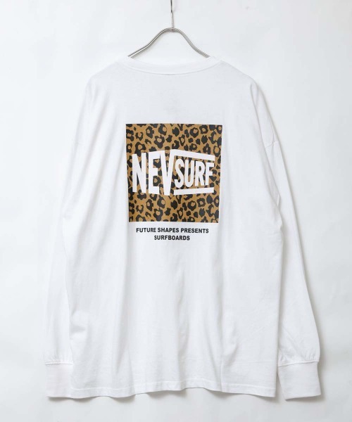 NEV（ネブ）の「NEV SURF メンズ ロンT（Tシャツ/カットソー・メンズ・ホワイト系5/ブラック系4/ブラック系その他/ベージュ/オフホワイト/ホワイト系その他/ブラック/ネイビー/ブラック系5/ホワイト系4/チャコールグレー・XL/M/L）」の3枚目の写真