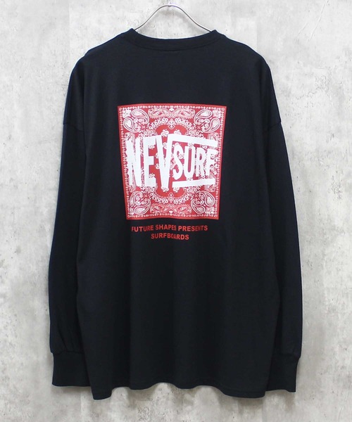 NEV（ネブ）の「NEV SURF メンズ ロンT（Tシャツ/カットソー・メンズ・ホワイト系5/ブラック系4/ブラック系その他/ベージュ/オフホワイト/ホワイト系その他/ブラック/ネイビー/ブラック系5/ホワイト系4/チャコールグレー・XL/M/L）」の6枚目の写真