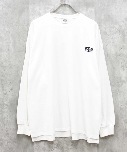 NEV（ネブ）の「NEV SURF メンズ ロンT（Tシャツ/カットソー・メンズ・ホワイト系5/ブラック系4/ブラック系その他/ベージュ/オフホワイト/ホワイト系その他/ブラック/ネイビー/ブラック系5/ホワイト系4/チャコールグレー・XL/M/L）」の13枚目の写真