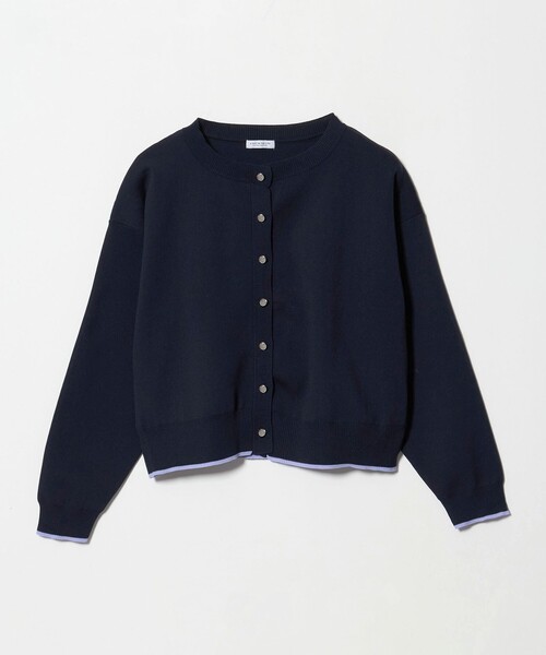 A DAY IN THE LIFE UNITED ARROWS(アデイインザライフユナイテッドアローズ)の「ヘムライン カーディガン -ウォッシャブル- <A DAY IN THE LIFE>(カーディガン/ボレロ・レディース・ダークグレー/ネイビー/オレンジ/ベージュ・FREE)」の3枚目の写真