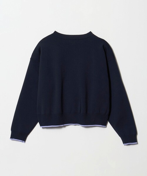 A DAY IN THE LIFE UNITED ARROWS(アデイインザライフユナイテッドアローズ)の「ヘムライン カーディガン -ウォッシャブル- <A DAY IN THE LIFE>(カーディガン/ボレロ・レディース・ダークグレー/ネイビー/オレンジ/ベージュ・FREE)」の5枚目の写真