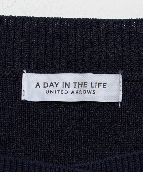 A DAY IN THE LIFE UNITED ARROWS(アデイインザライフユナイテッドアローズ)の「ヘムライン カーディガン -ウォッシャブル- <A DAY IN THE LIFE>(カーディガン/ボレロ・レディース・ダークグレー/ネイビー/オレンジ/ベージュ・FREE)」の20枚目の写真