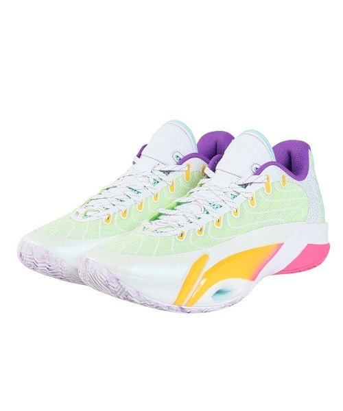 Kinetics(キネティクス)の「LI-NING Power12(リーニン パワー12)(スニーカー・メンズ・オレンジ/ホワイト・27.5cm/27cm/26cm/26.5cm/28cm/28.5cm)」の2枚目の写真