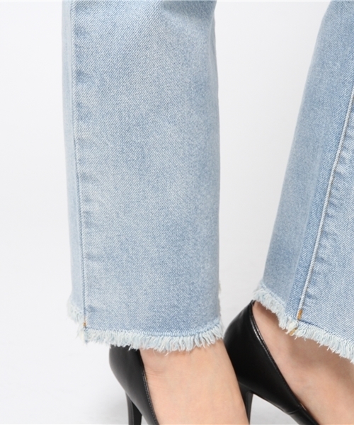 DouDou(ドゥドゥ)の「【DouDou】クラッシュワイドデニムパンツ(デニムパンツ・レディース・ホワイト/ブルー・36/38)」の12枚目の写真