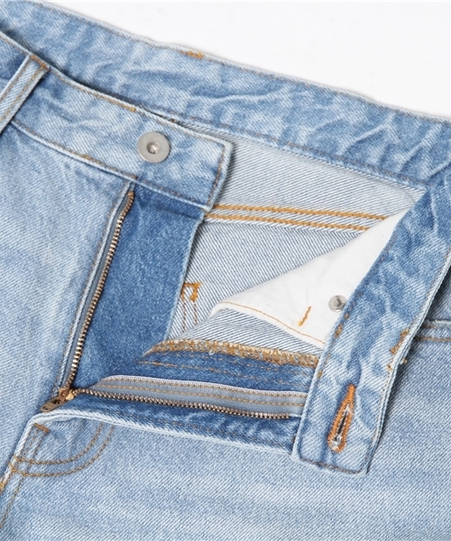 DouDou(ドゥドゥ)の「【DouDou】クラッシュワイドデニムパンツ(デニムパンツ・レディース・ホワイト/ブルー・36/38)」の13枚目の写真