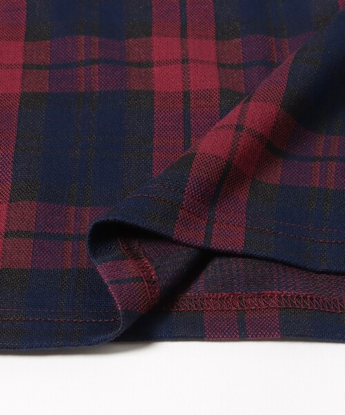BEAMS GOLF(ビームスゴルフ)の「ORANGE LABEL / チェック ロングスリーブ ポロシャツ(ポロシャツ・メンズ・グリーン/ワイン・S/M/L/XL)」の16枚目の写真
