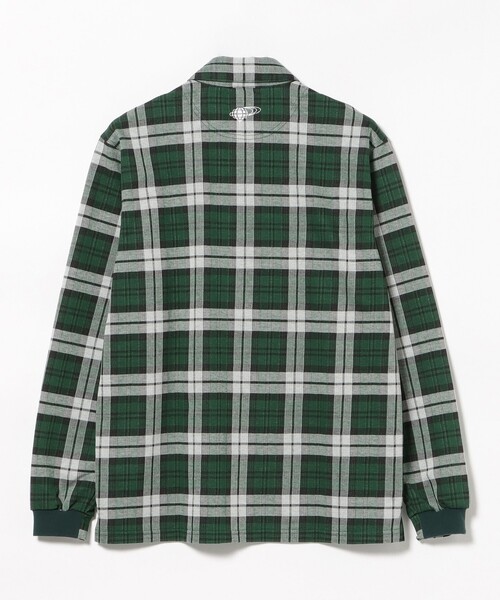 BEAMS GOLF(ビームスゴルフ)の「ORANGE LABEL / チェック ロングスリーブ ポロシャツ(ポロシャツ・メンズ・グリーン/ワイン・S/M/L/XL)」の21枚目の写真