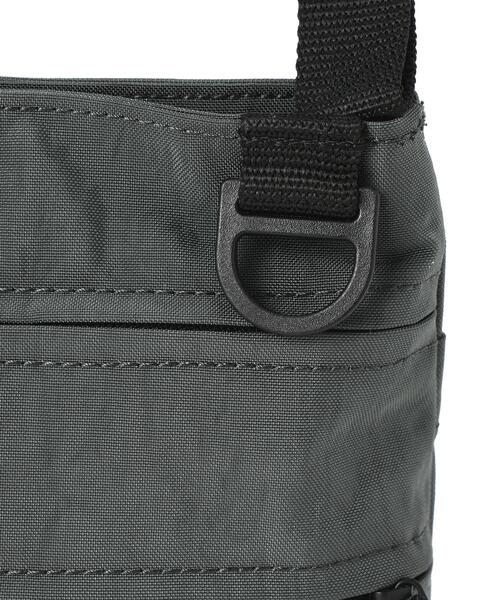 +phenix(プラスフェニックス)の「+phenix/プラスフェニックス/UTILITY SACOCHE(ボディバッグ/ウエストポーチ・メンズ・ブラック/グレー・F)」の8枚目の写真