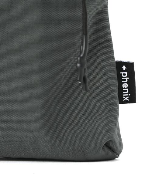 +phenix(プラスフェニックス)の「+phenix/プラスフェニックス/UTILITY SACOCHE(ボディバッグ/ウエストポーチ・メンズ・ブラック/グレー・F)」の10枚目の写真