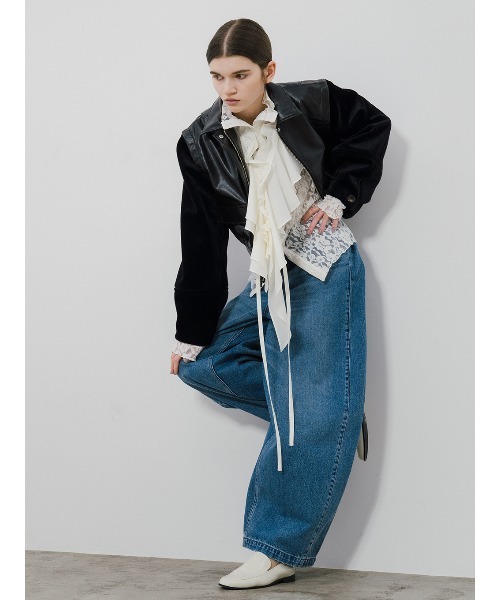 ELCHELE(エルチェレ)の「LOW WAIST EXL DENIM(デニムパンツ・レディース・インディゴブルー・26inch/25inch/24inch)」の18枚目の写真