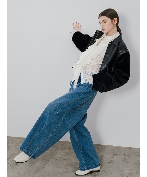 ELCHELE(エルチェレ)の「LOW WAIST EXL DENIM(デニムパンツ・レディース・インディゴブルー・26inch/25inch/24inch)」の17枚目の写真