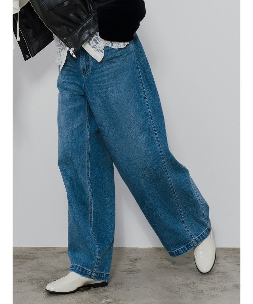 ELCHELE(エルチェレ)の「LOW WAIST EXL DENIM(デニムパンツ・レディース・インディゴブルー・26inch/25inch/24inch)」の16枚目の写真