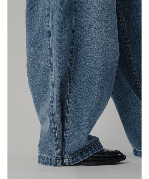 ELCHELE(エルチェレ)の「LOW WAIST EXL DENIM(デニムパンツ・レディース・インディゴブルー・26inch/25inch/24inch)」の7枚目の写真