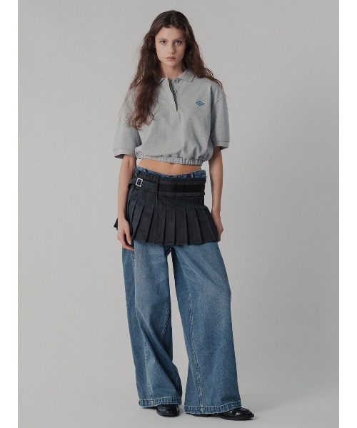 ELCHELE(エルチェレ)の「LOW WAIST EXL DENIM(デニムパンツ・レディース・インディゴブルー・26inch/25inch/24inch)」の11枚目の写真