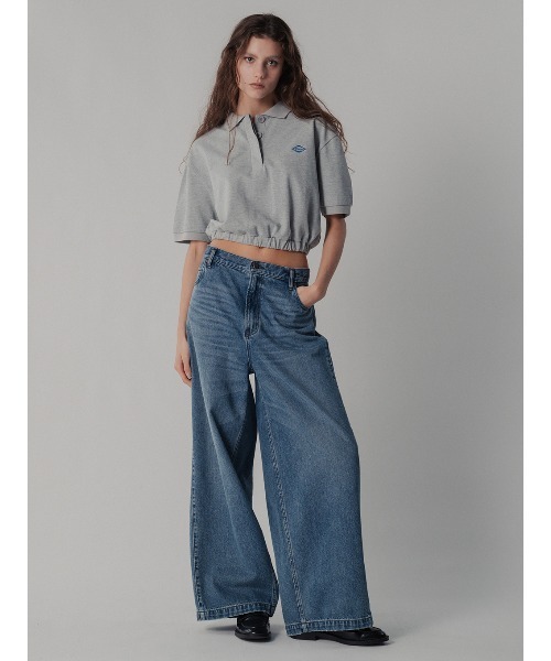 ELCHELE(エルチェレ)の「LOW WAIST EXL DENIM(デニムパンツ・レディース・インディゴブルー・26inch/25inch/24inch)」の8枚目の写真
