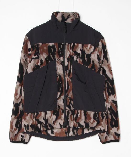 Gramicci（グラミチ）の「THERMAL FLEECE JACKET（その他アウター・メンズ・ブラック/カモフラージュ・L/XL/2XL/S/M）」の2枚目の写真