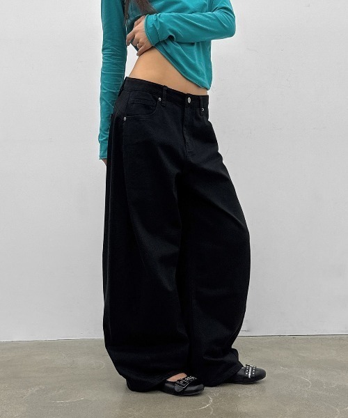 BLACKUP（ブラックアップ）の「[MADE] ラッチワイドコットンパンツ（その他パンツ・レディース・ブラック/ベージュ・SMALL/MEDIUM/LARGE）」の11枚目の写真