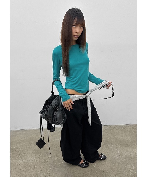 BLACKUP（ブラックアップ）の「[MADE] ラッチワイドコットンパンツ（その他パンツ・レディース・ブラック/ベージュ・SMALL/MEDIUM/LARGE）」の17枚目の写真