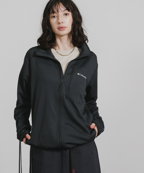 Columbia（コロンビア）の「Columbia/コロンビア コロンビアエッセンシャルハイクグリッドフリースフルジップ 軽量 保温 速乾 アウトドア スポーツ ベーシック  2026秋冬 秋服 冬服（ブルゾン・メンズ・ブラック・M/L/XL）」の13枚目の写真