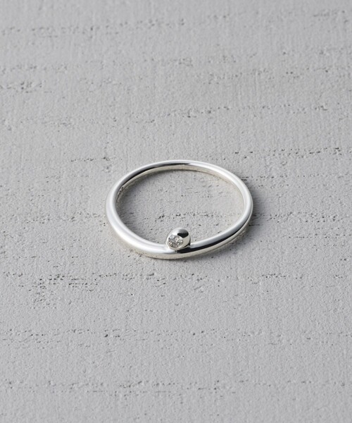 and cloud（アンドクラウド）の「Grayscale Gray Diamond Ring（リング・レディース・シルバー・9号/11号/15号/13号）」の2枚目の写真