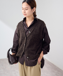 アルパカMIXシアー2WAY VEST