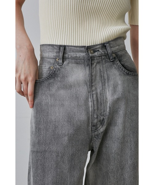 YLEVE(イレーヴ)の「YLEVE / 13.5oz DENIM BAGGY FADE(デニムパンツ・レディース・ブラック・0)」の7枚目の写真