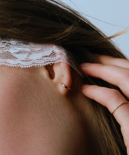 whoseA(フーシー)の「【silver925】Circle Hoop Pierce 10mm / サークルフープピアス10mm(ピアス(両耳用)・メンズ・シルバー/ゴールド・FREE)」の17枚目の写真