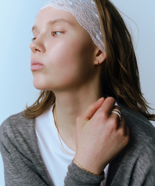 whoseA(フーシー)の「【silver925】Circle Hoop Pierce 10mm / サークルフープピアス10mm(ピアス(両耳用)・メンズ・シルバー/ゴールド・FREE)」の14枚目の写真