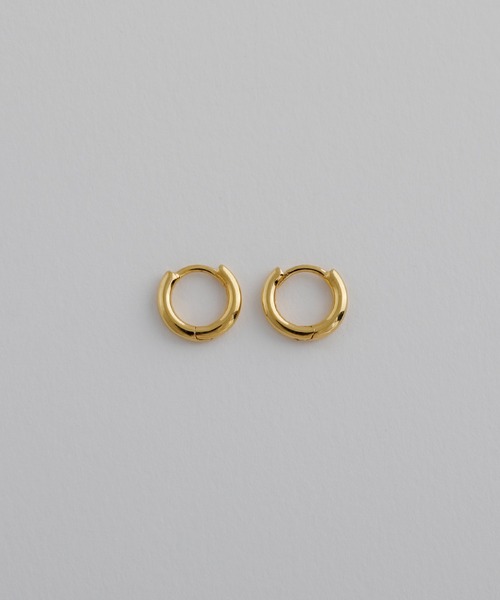 whoseA(フーシー)の「【silver925】Circle Hoop Pierce 10mm / サークルフープピアス10mm(ピアス(両耳用)・メンズ・シルバー/ゴールド・FREE)」の7枚目の写真