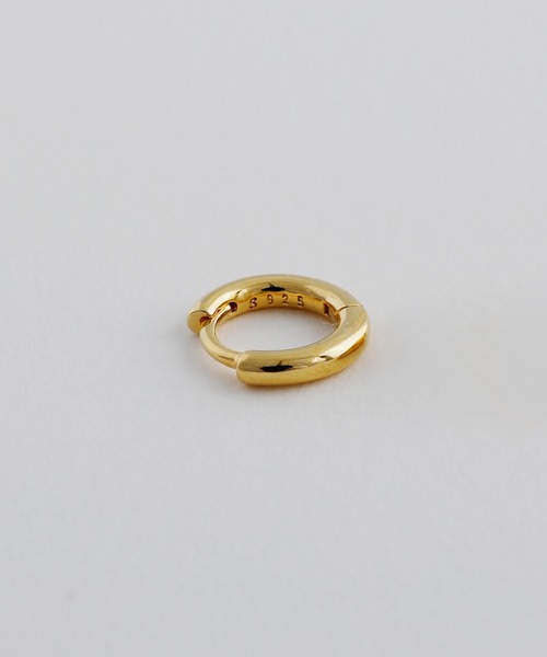 whoseA(フーシー)の「【silver925】Circle Hoop Pierce 10mm / サークルフープピアス10mm(ピアス(両耳用)・メンズ・シルバー/ゴールド・FREE)」の4枚目の写真