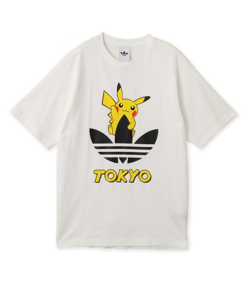 adidas(アディダス)の「adidas POKEMON TEE TOKYO3 / アディダス ポケモン T 東京3(Tシャツ/カットソー・メンズ・ホワイト・XL/L/M/S/3XL/XXL)」の4枚目の写真
