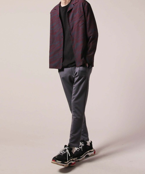 SHISKY（シスキー）の「ストレッチテーパードパンツ（スラックス・メンズ・ブラック/グレー/チャコール/キャメル・LL/L/M）」の9枚目の写真